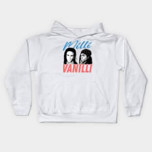 Milli Vanilli - Vintage Look Design Tribute Kids Hoodie